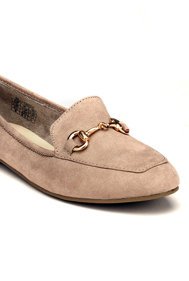 Textile Loafers with Low heels for Women