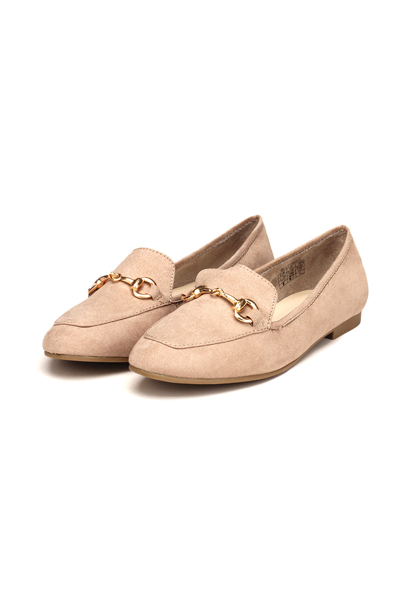 Textile Loafers with Low heels for Women