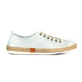 Leather Sneaker for Women - Silver - Sneakers - Pavers England