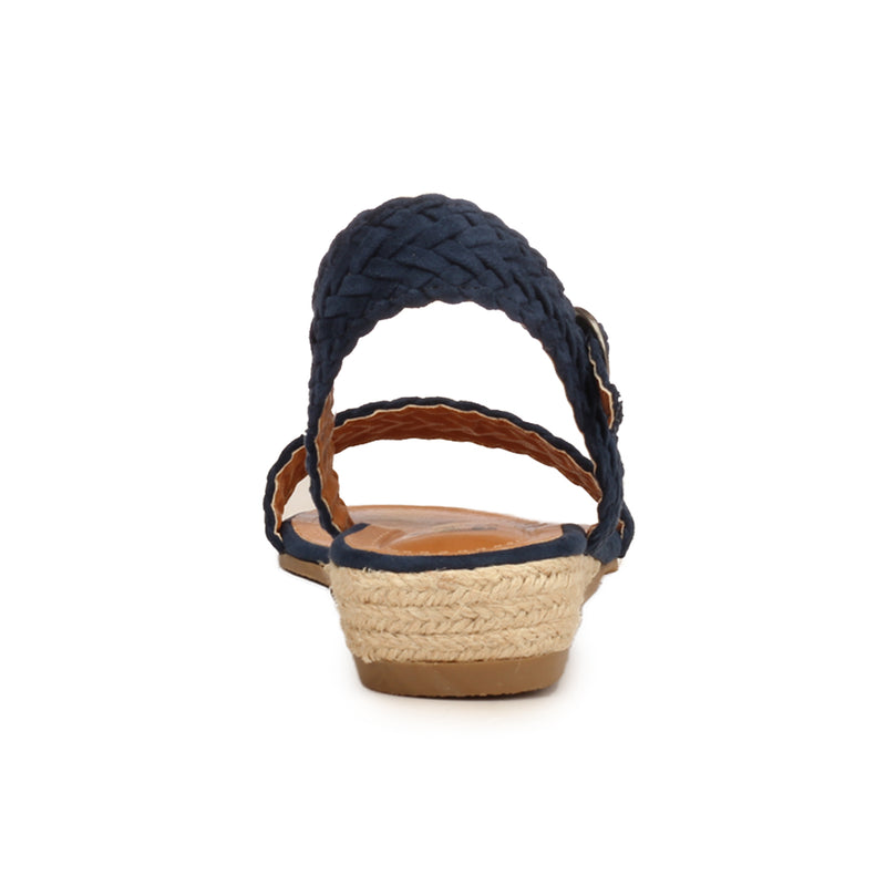 Stylish Low Heel Textile Sandals for Women