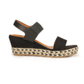 Stylish High Heel Wedges for Women - Black - Sandals - Pavers England