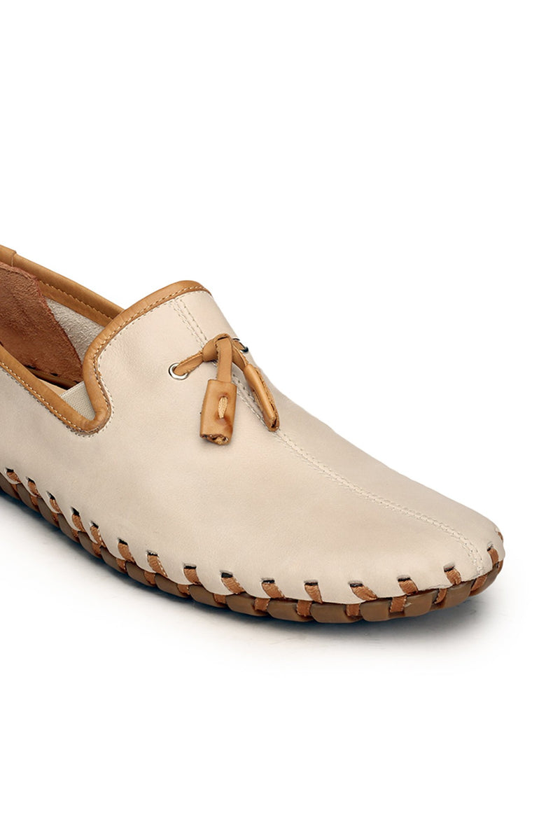 Tassled Slipon Shoes For Men - Grey - Moccasins - Pavers England