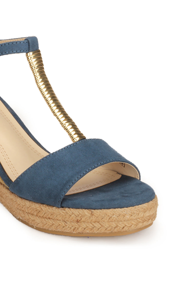 High Heel Textile Wedges for Women