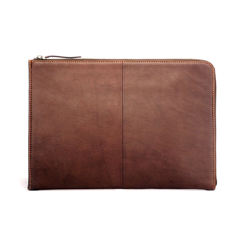 15 inch Leather Laptop Sleeve