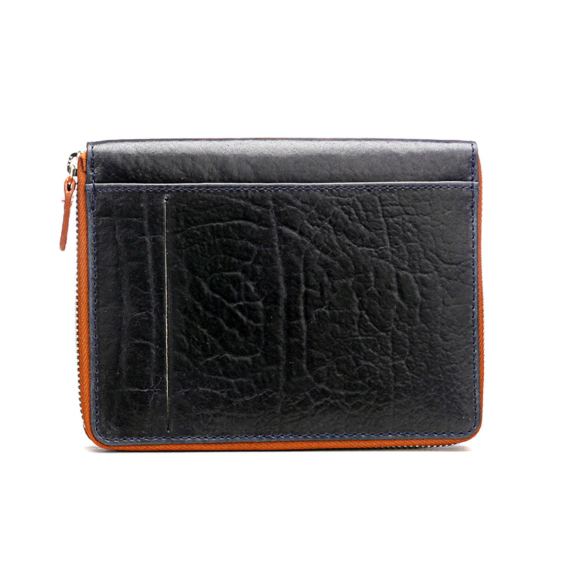 Textured Passport Wallet - Navy - Bags & Accessories - Pavers England