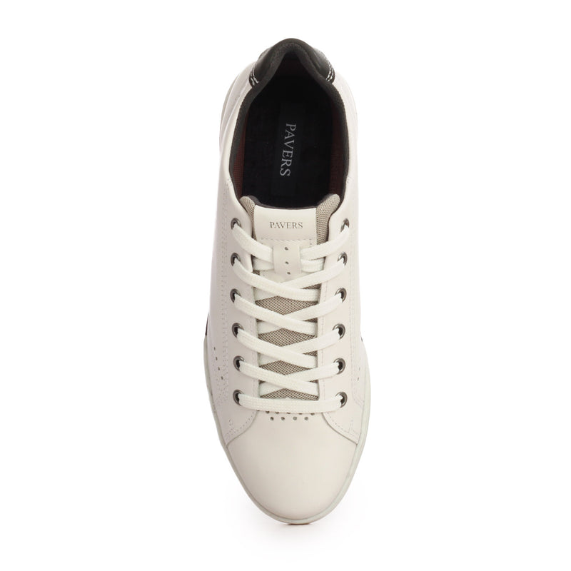 Low Top Leather Sneakers For Men