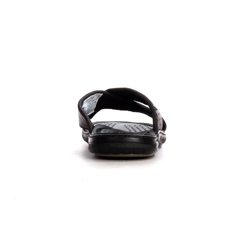Leather Mules For Men - Black - Open Toe - Pavers England