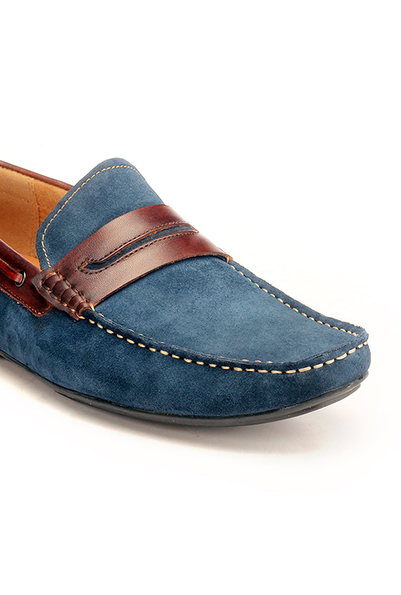 Suede Penny Loafers For Men