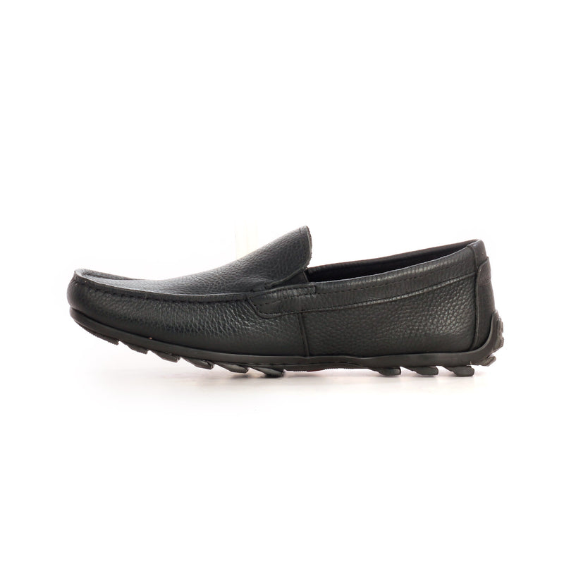 Formal Leather Loafers For Men - Black - Smart Casuals - Pavers England