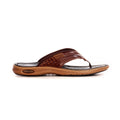 Leather Toe Post Sandals For Men - Brown - Open Toe - Pavers England