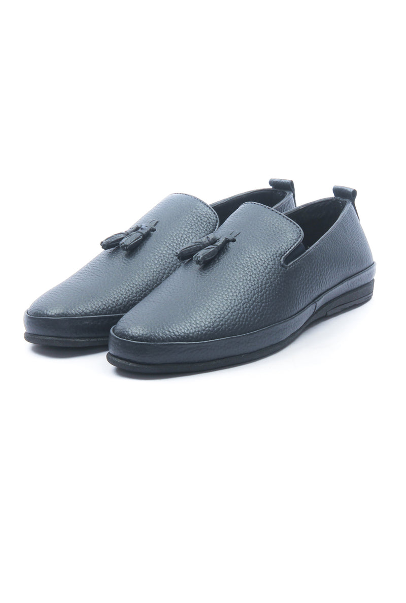 Men's Tassel Loafers for Formal Wear - Navy - Smart Casuals - Pavers England