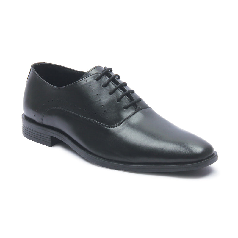 Men's Lace Up Oxford Shoes - Black - Laced Shoes - Pavers England
