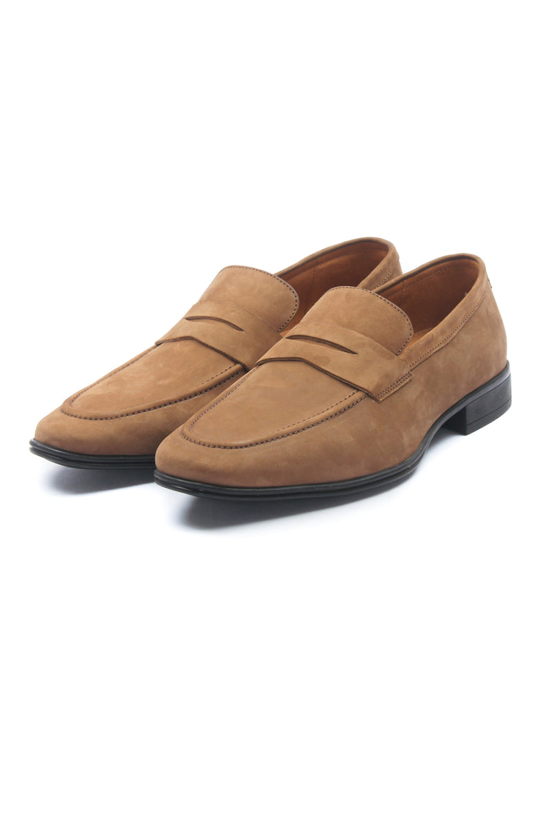 Men's Leather Moccasins - Lt.Brown - Formal Loafers - Pavers England