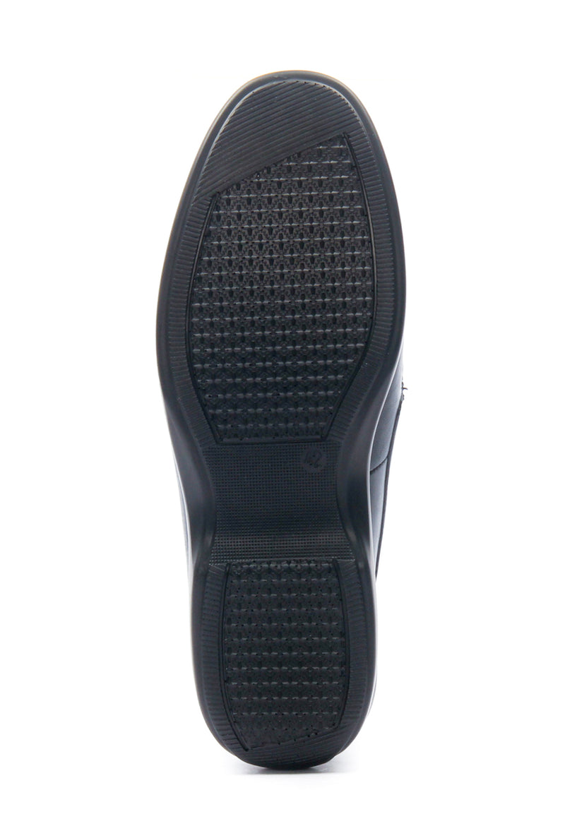 Men's Leather Formal Shoes - Black - Smart Casuals - Pavers England