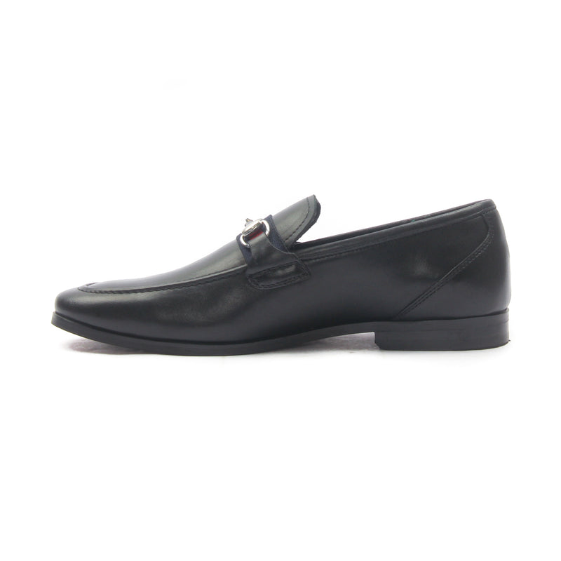 Men's Moccasins for Formal Wear - Black - Formal Loafers - Pavers England