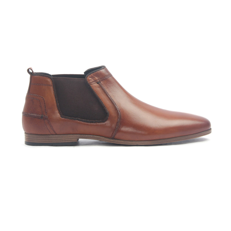 Men's Leather Chelsea Boots - Tan
