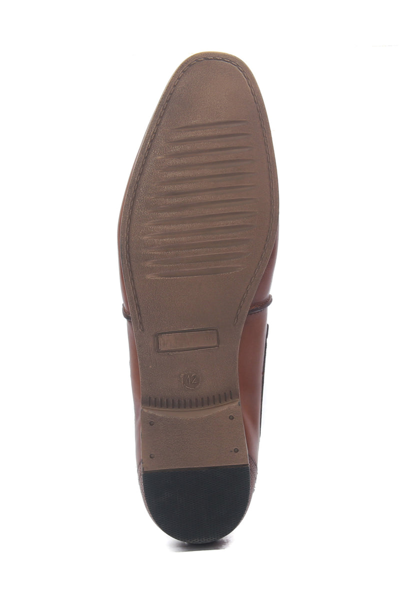 Men's Leather Chelsea Boots - Tan