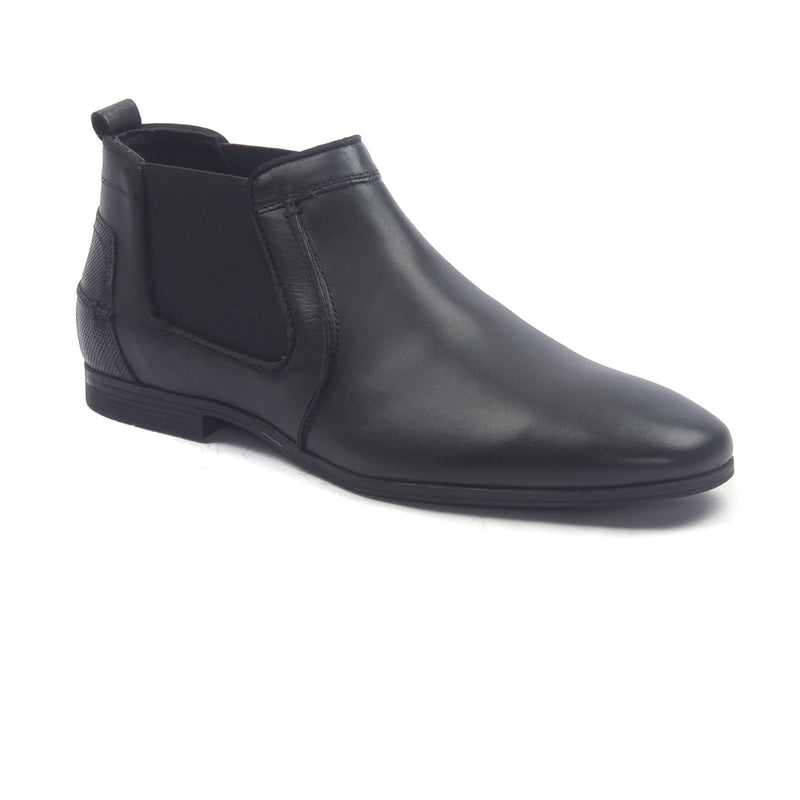 Men's Leather Chelsea Boots - Black - Boots - Pavers England