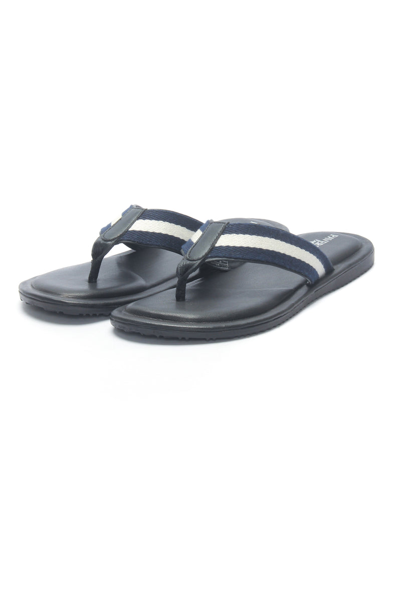 Toe Post for Men - Navy Multi - Open Toe - Pavers England