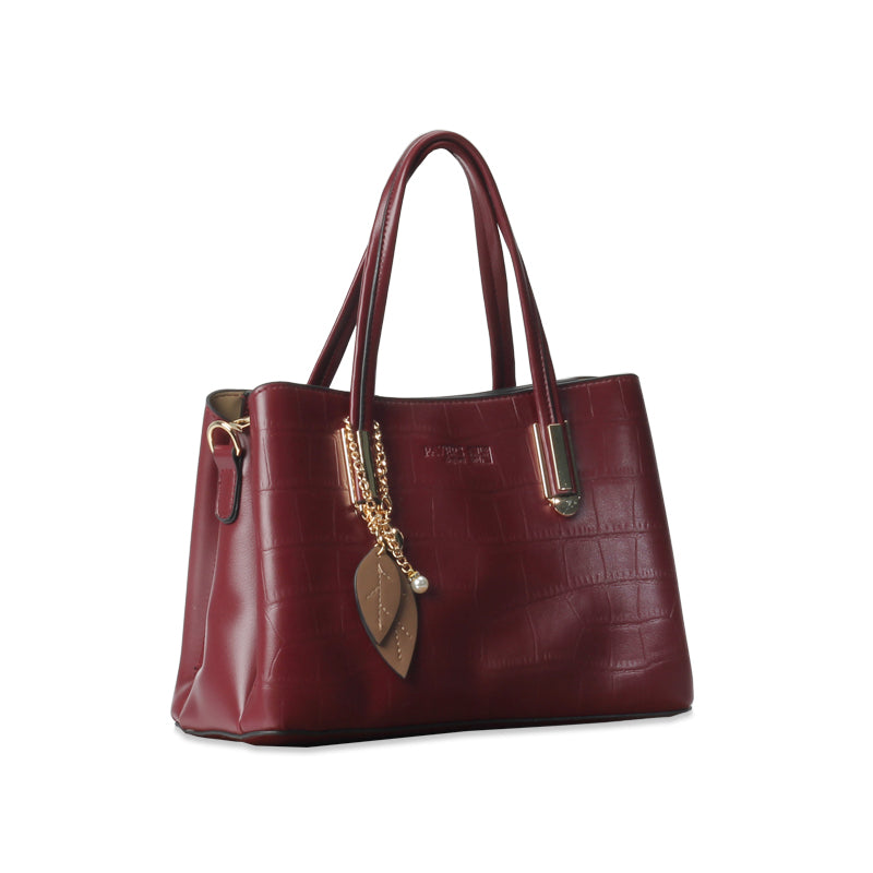 Women's Textured Satchel Bag
