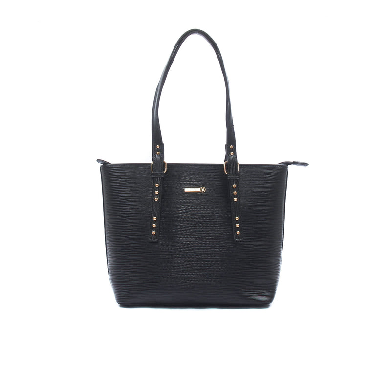 Stylish and smart black tote bag for women - Bags & Accessories - Pavers England