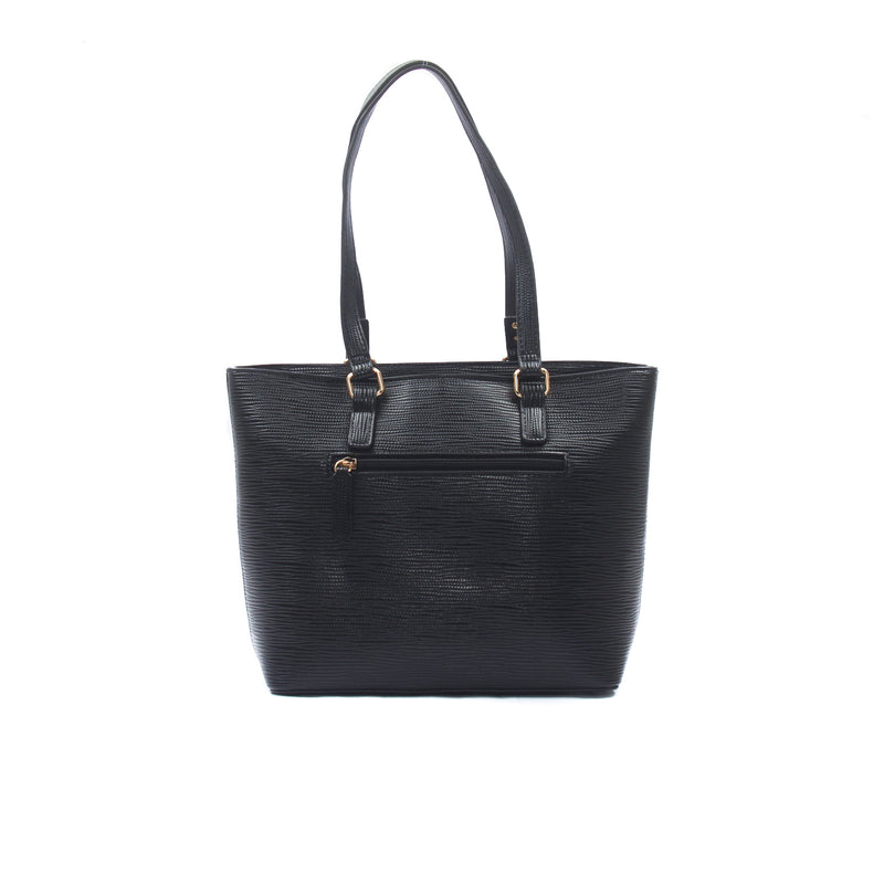 Stylish and smart black tote bag for women