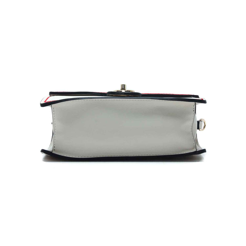 Women's Contrast Stitched Sling Bag-Beige - Bags & Accessories - Pavers England