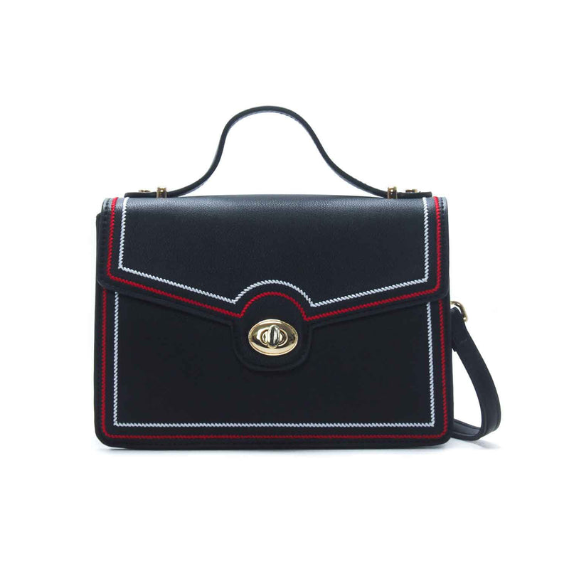 Women's Contrast Stitched Sling Bag