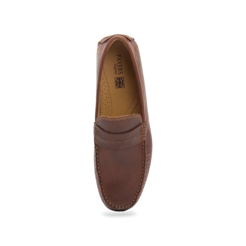 Men's Dermot Leather Moccasins - Tan