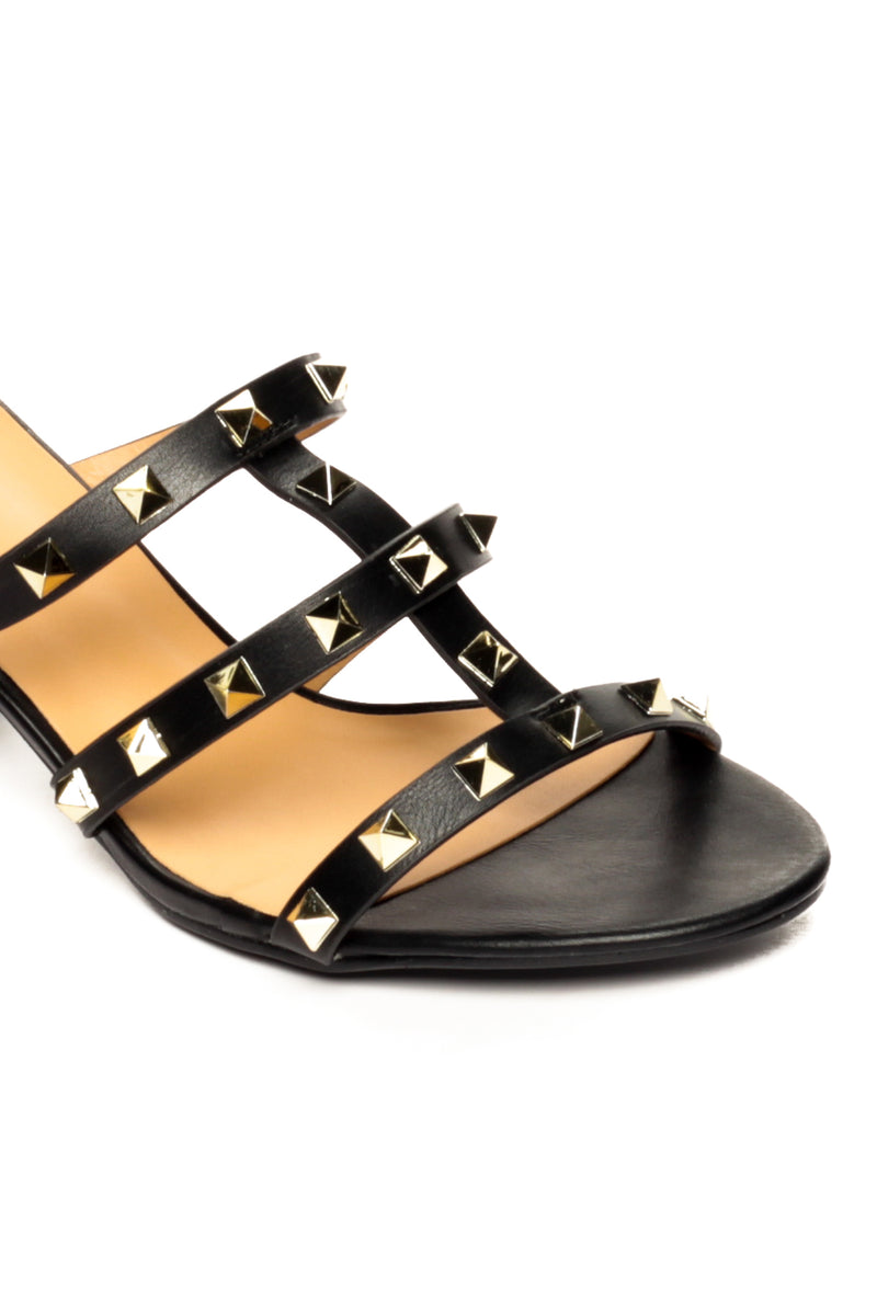Women's Mule - Black - Open Mules - Pavers England