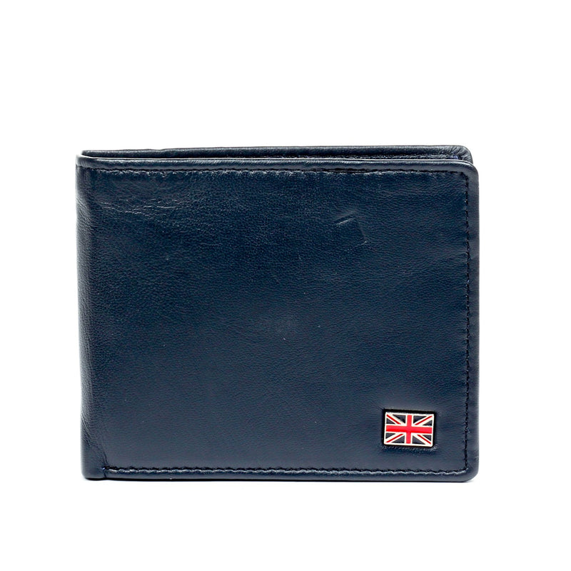 Timeless Nappa Leather Wallet for Men - Navy - Bags & Accessories - Pavers England