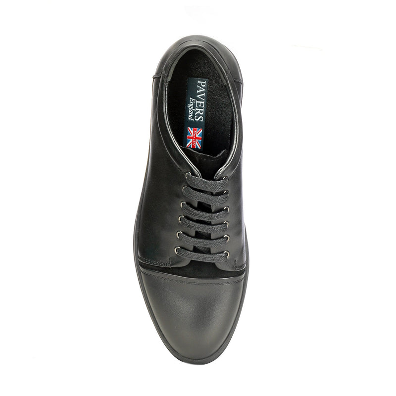 Men's Black Sneakers - Pavers England