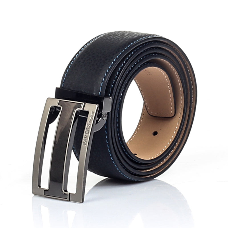 Textured Leather Belt for Men - Bags & Accessories - Pavers England