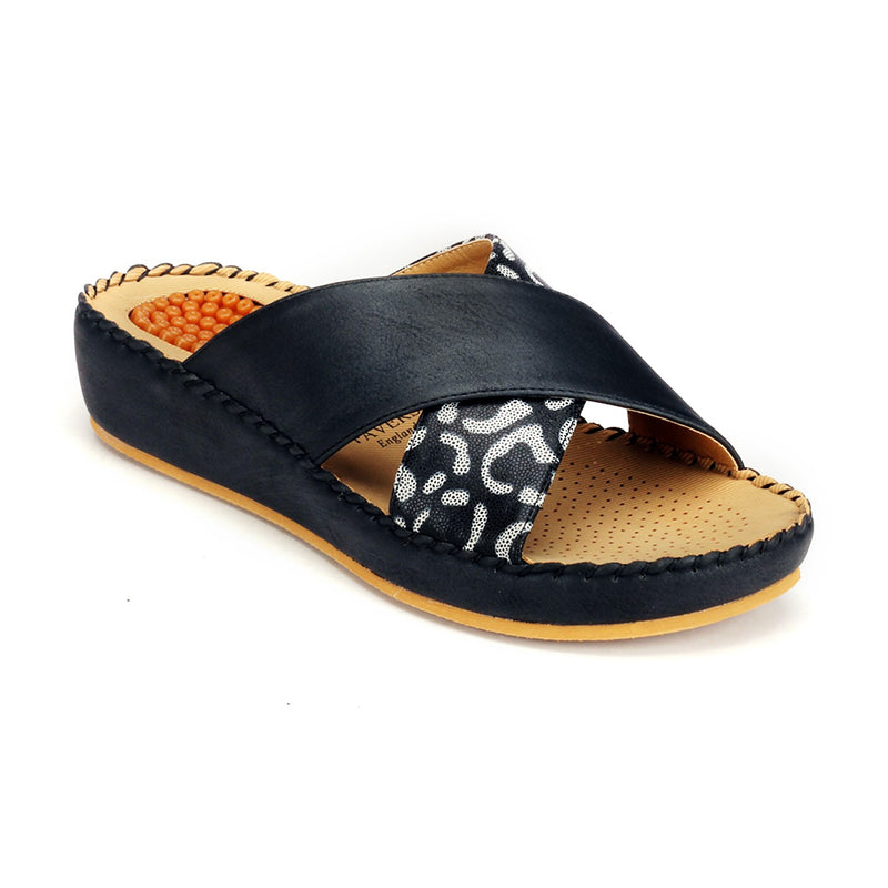 Textured Mules for Women - Open Mules - Pavers England