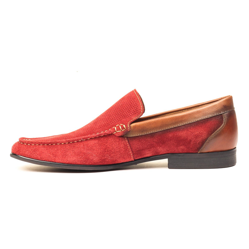 Men's Loafers - Burgundy - Pavers England