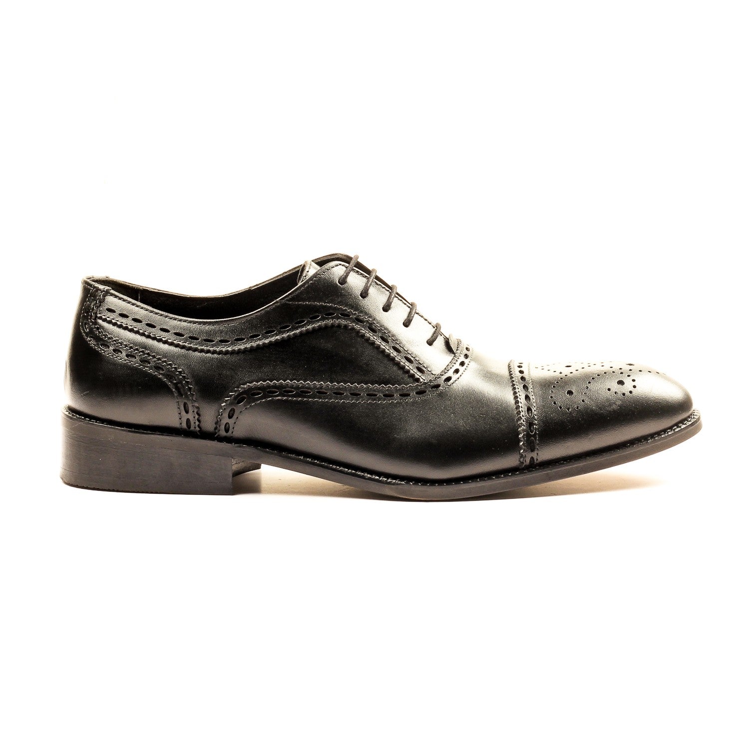 Stylish Formal Black Leather Shoes for Men – Pavers England