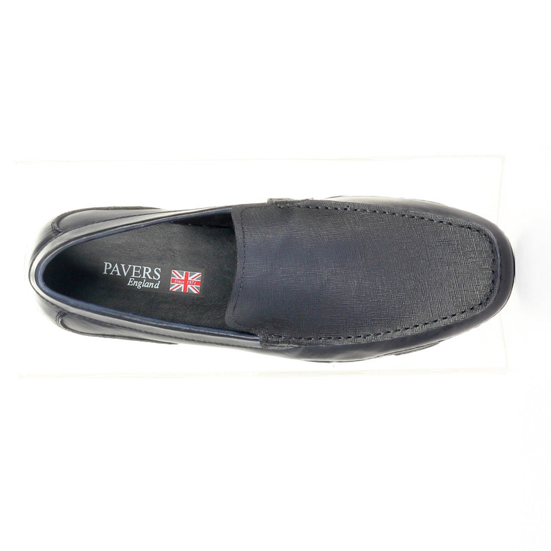 Men's Formal Shoe - Navy - Moccasins - Pavers England