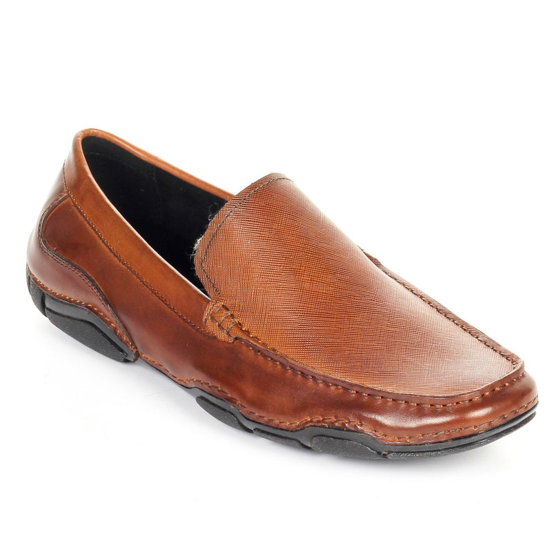 Men's Formal Shoe - Brown - Moccasins - Pavers England