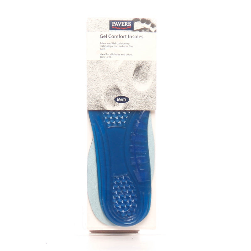 Gel Comfort Insoles - Blue - Shoe Care - Pavers England