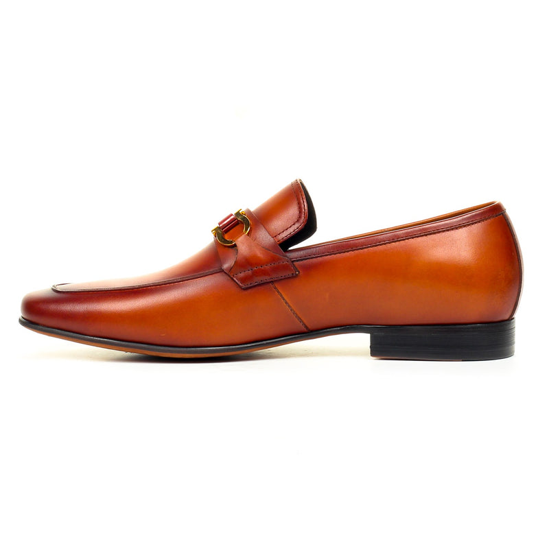 Men's Slip-on Shoe - Tan - Formal Loafers - Pavers England