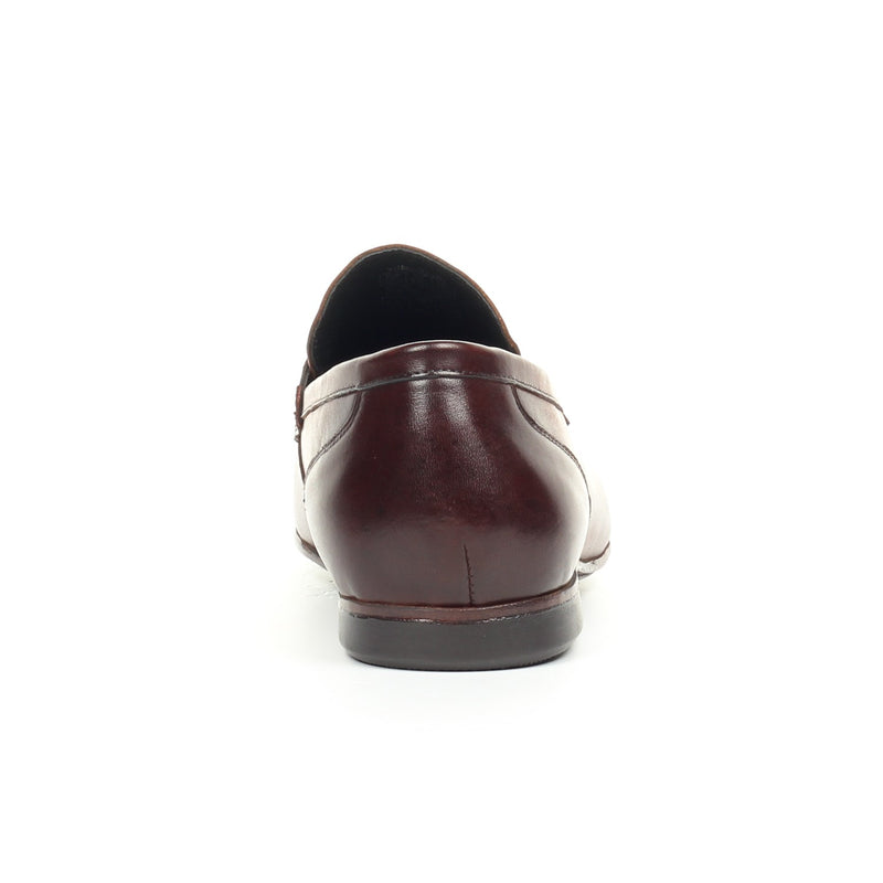 Men's Slip-on Shoe - Brown - Formal Loafers - Pavers England