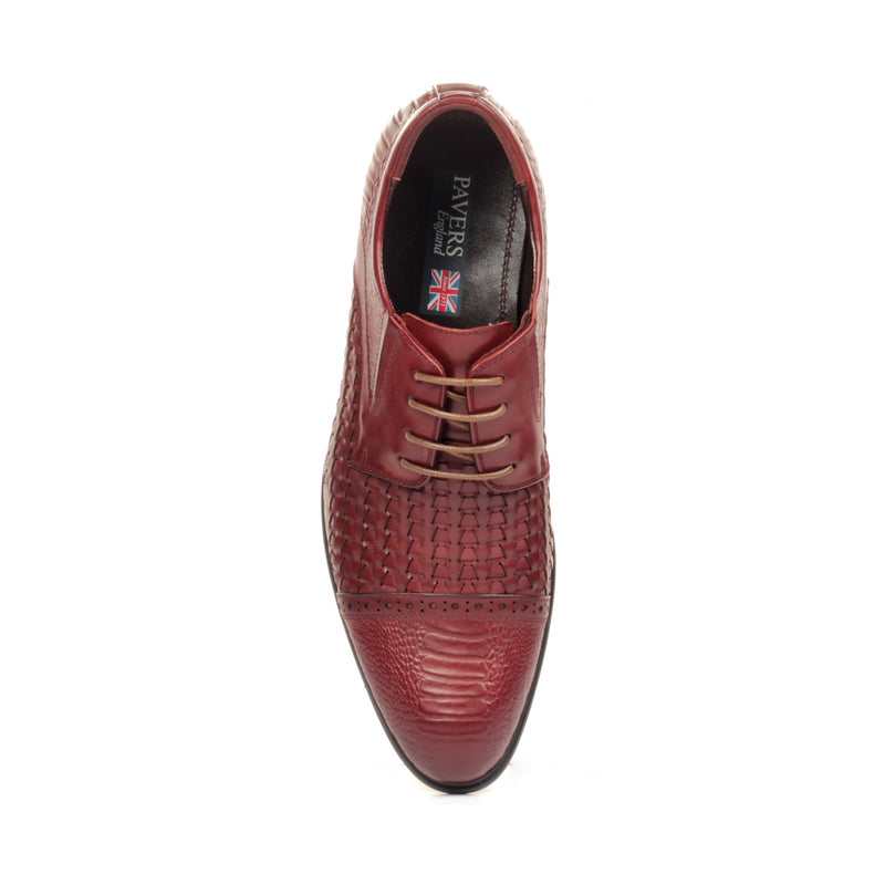 Men's Formal Shoe - Tan - Laced Shoes - Pavers England