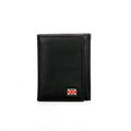 Compact Leather Wallet for Casual Wear - Black - Bags & Accessories - Pavers England