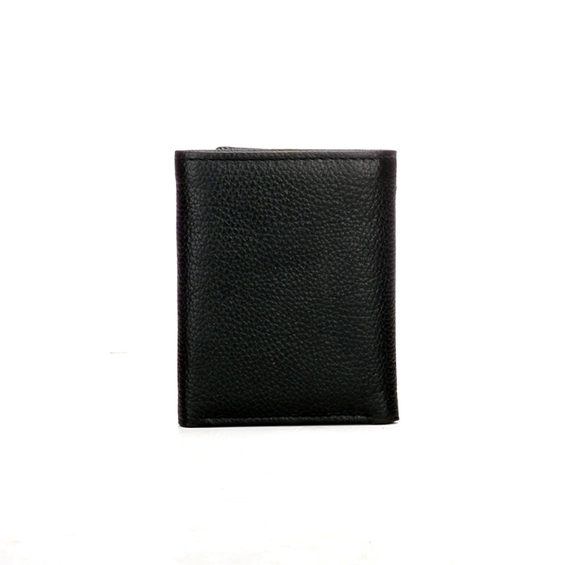 Compact Leather Wallet for Casual Wear - Black - Bags & Accessories - Pavers England