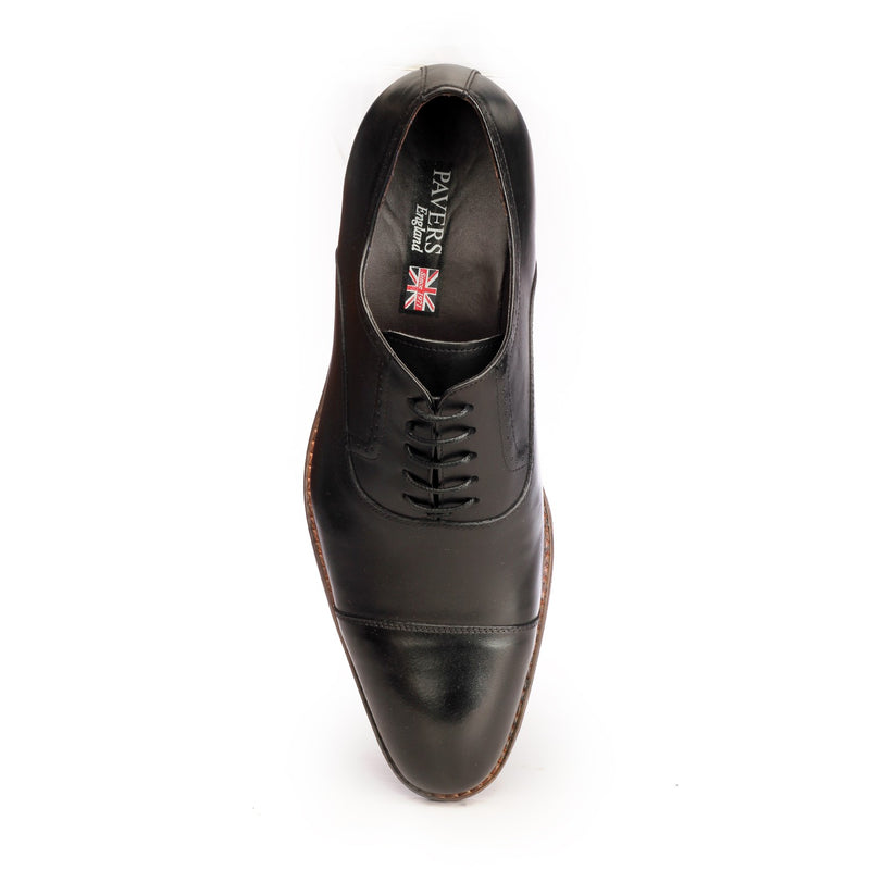 Men's Formal Shoe - Black - Laced Shoes - Pavers England